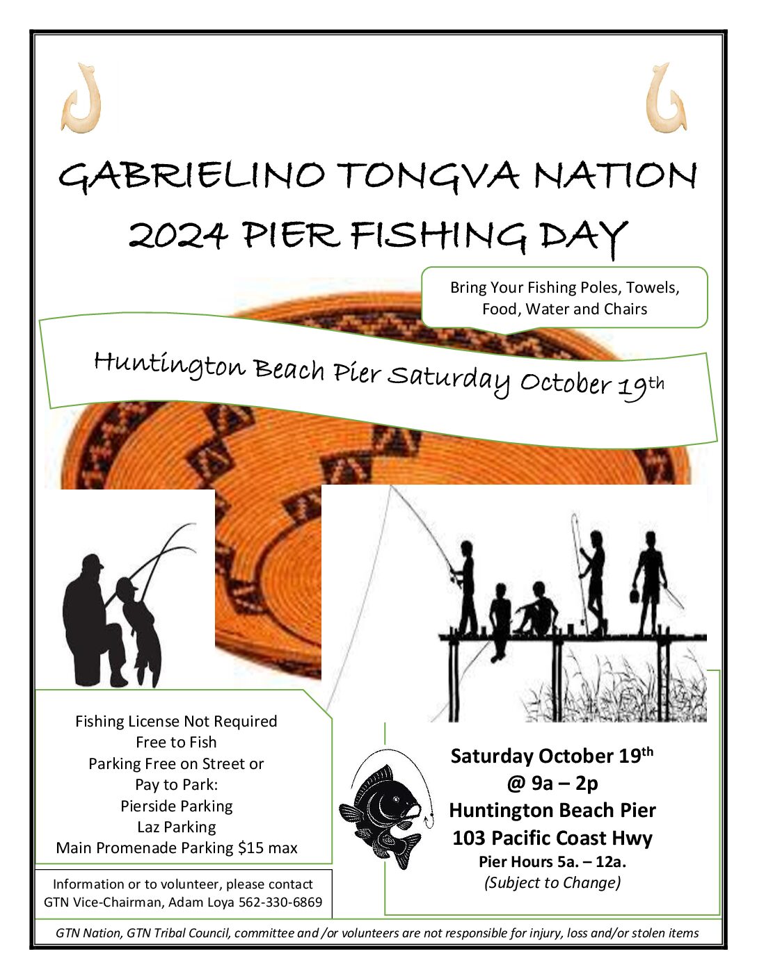 GTN Pier Fishing Day Flyer 2024